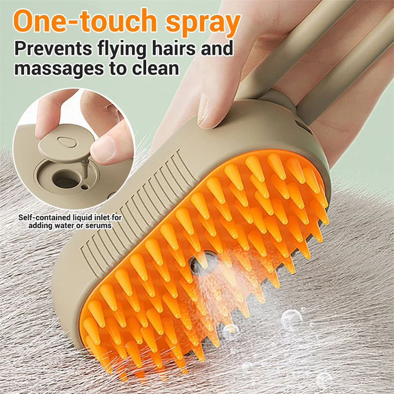 3-in-1 Pet Grooming Brush: Tangle-Free, Mess-Free, Stress-Free!